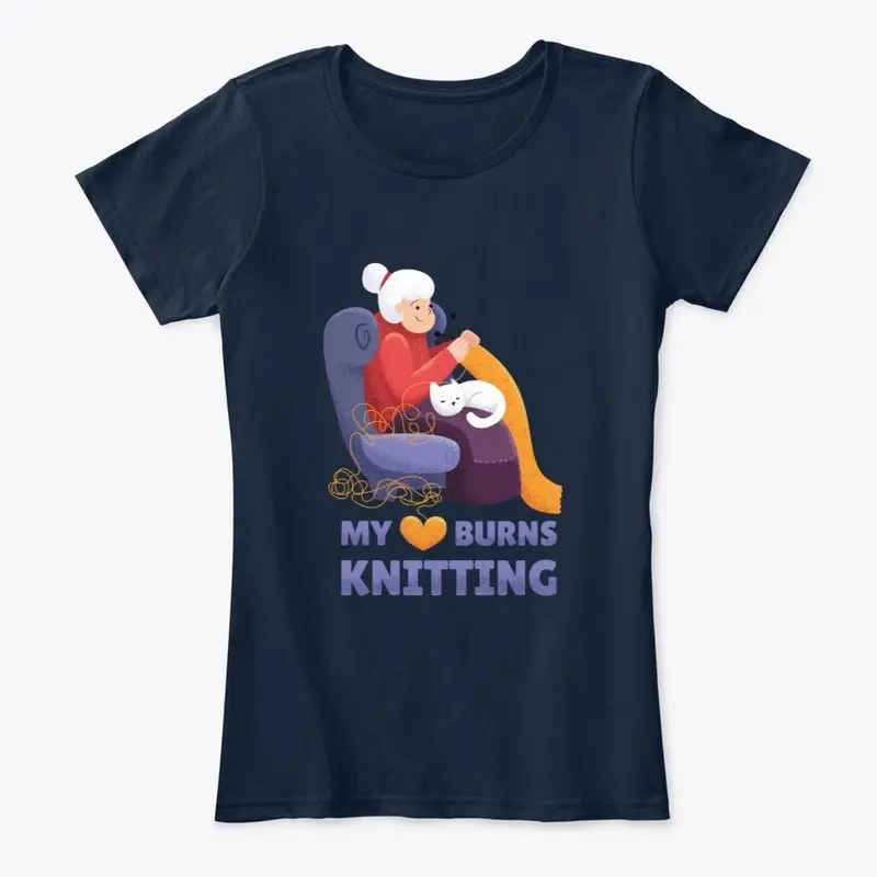 my love burns knitting