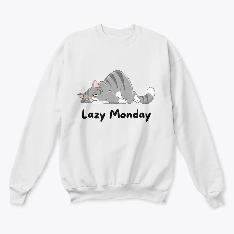 Lazy Monday Funny Cat 