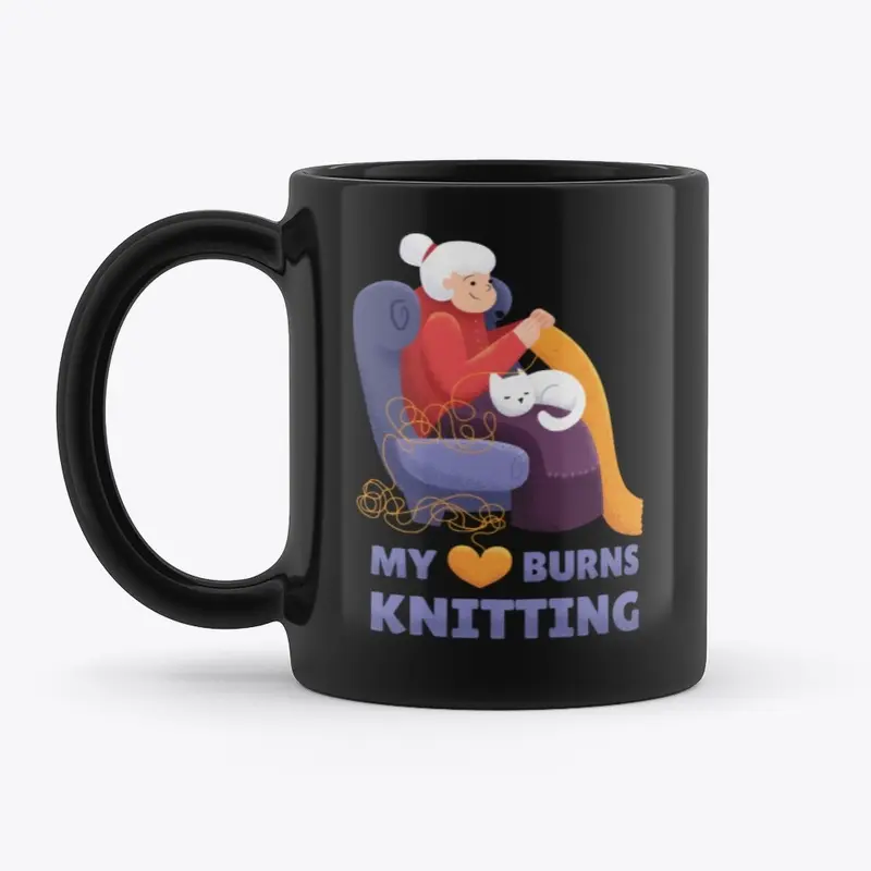 my love burns knitting