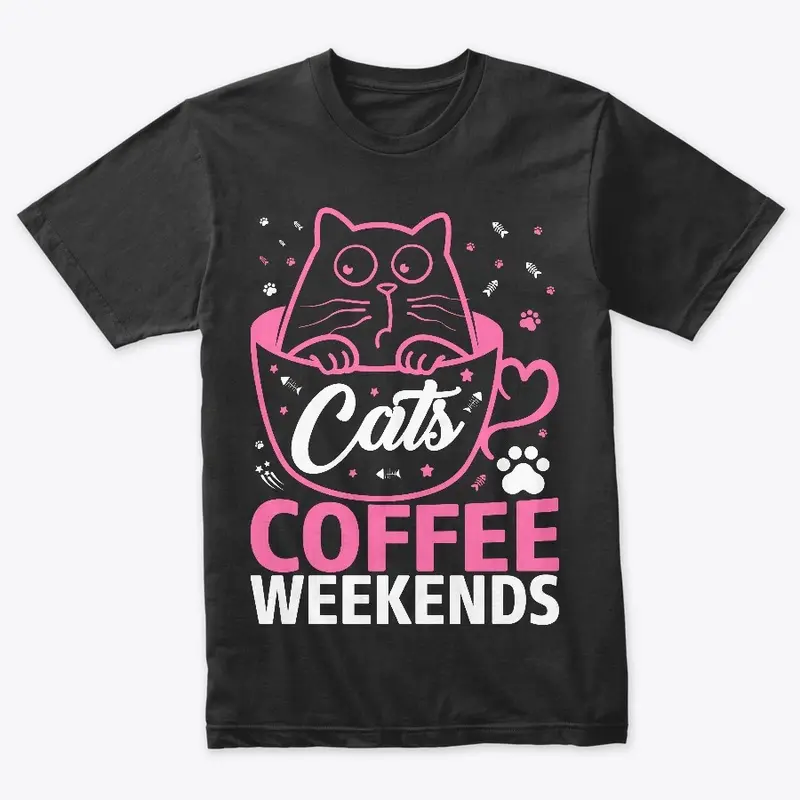 cat and coffee on weekends