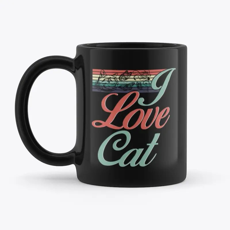 i love my cat design