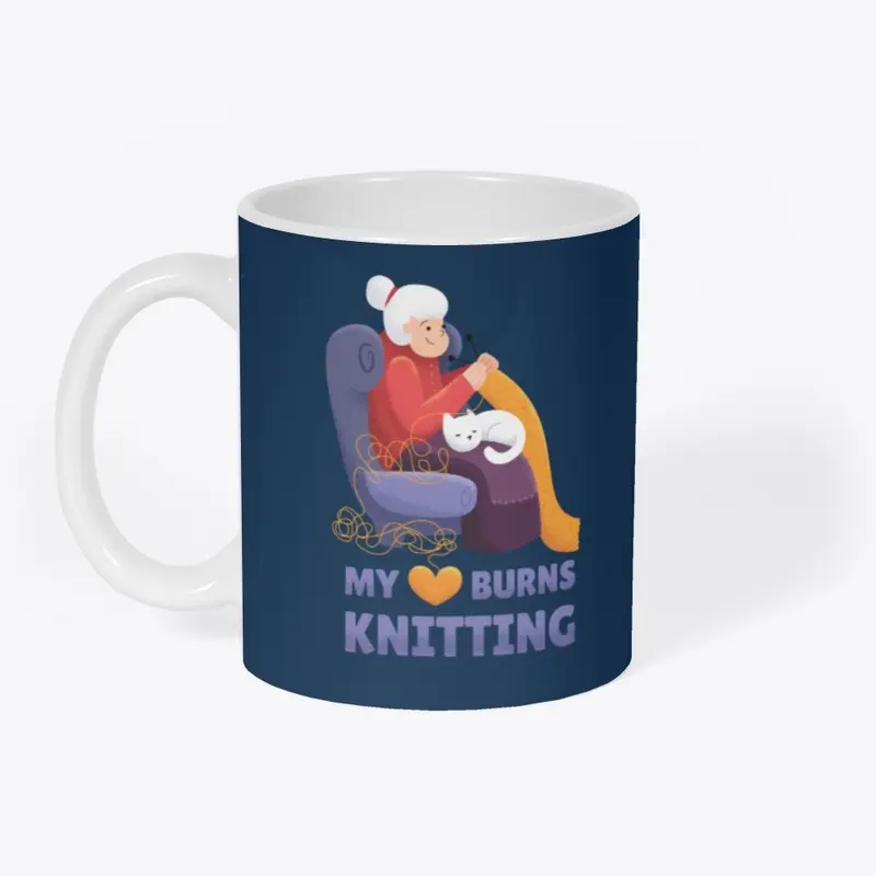 my love burns knitting